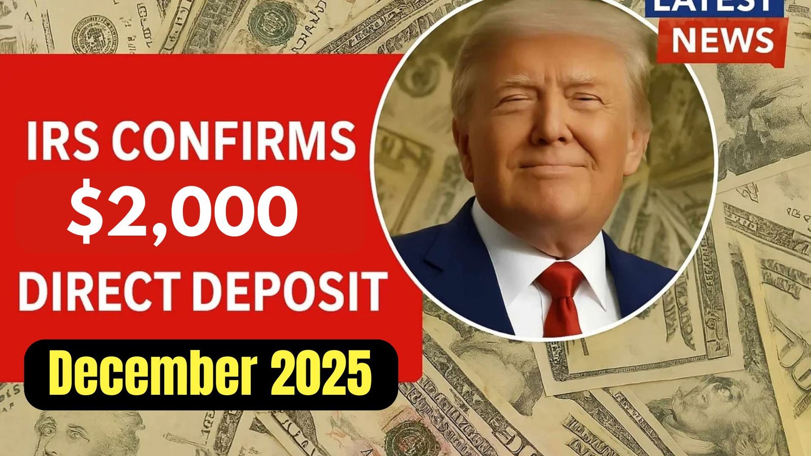 IRS $2,000 Direct Deposit Coming in December 2025 – Eligibility, Payment Dates & Claim Process